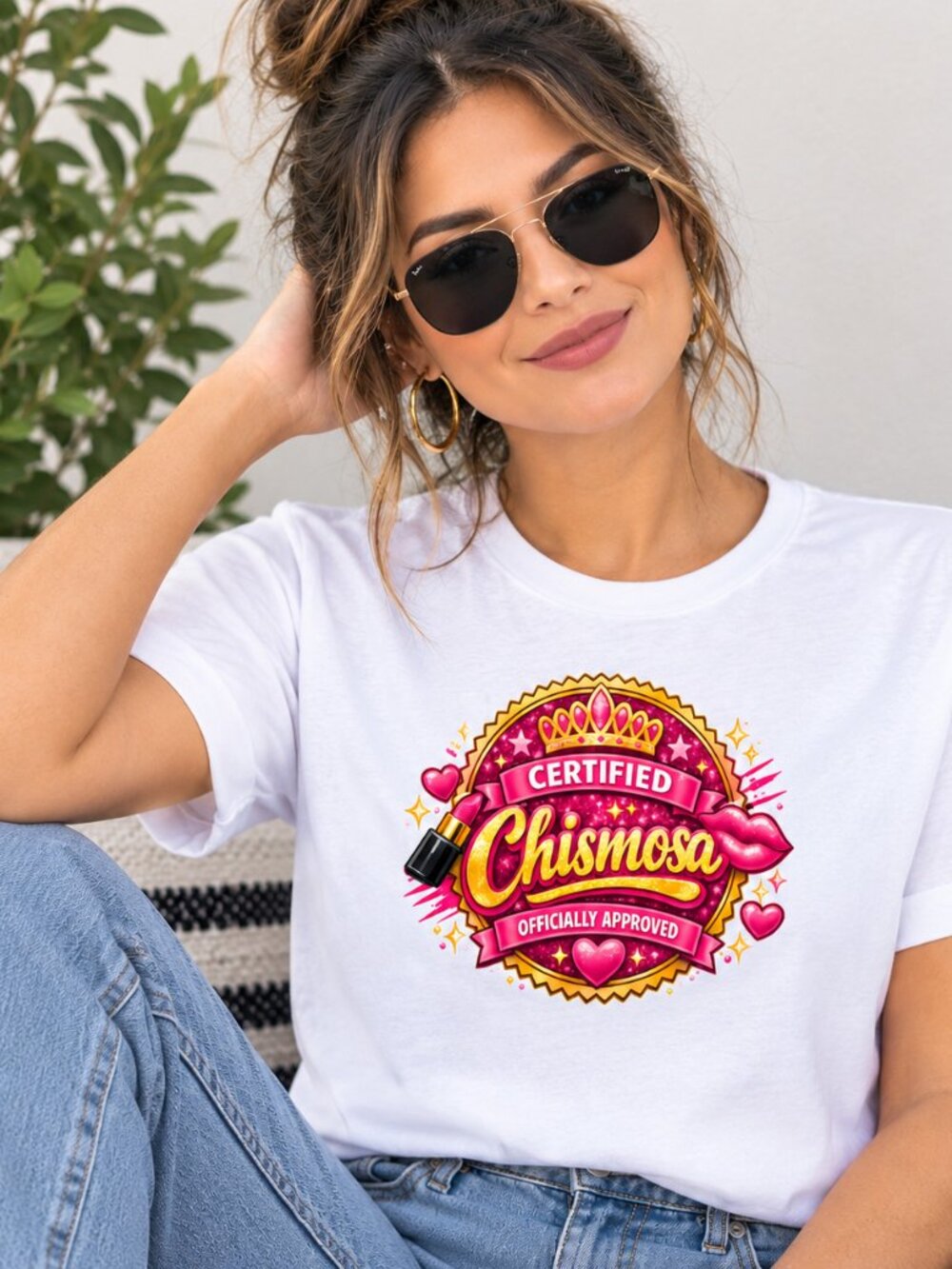 Certified Chismosa Shirt, Funny Latina Spanglish Graphic Tee